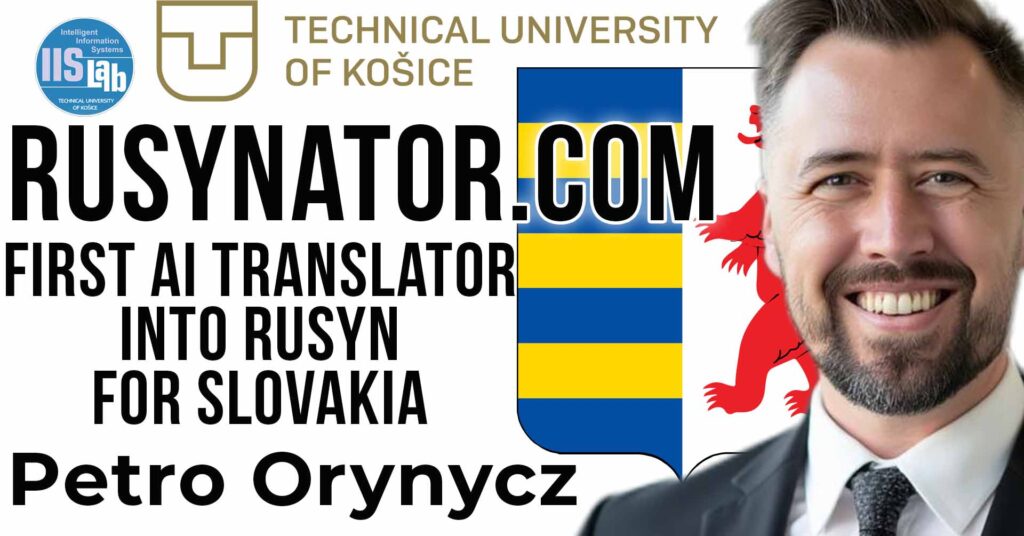 Rusynator.com launch in Košice: write in Rusyn in minutes